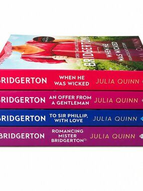 Bridgerton Book Bundle Julia Quinn 4 Paperback Romance Books Netflix Series